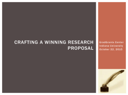 to get the PDF of the Proposal Writing presentation