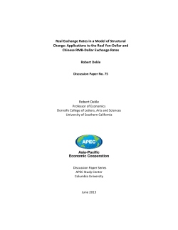 Real Exchange Rates in a Model of Structural Change: Applications