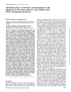 Alleviation of the `2-cell block` and development to the blastocyst of
