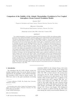 Comparison of the Stability of the Atlantic Thermohaline Circulation