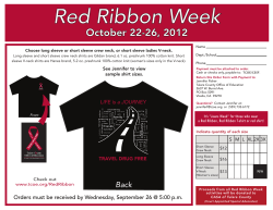 Red Ribbon Week - Tulare County Office of Education