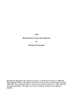 248 Herbert Hoover`s Brush with Bolshevism