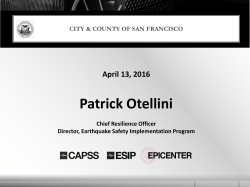 Patrick Otellini - Port of San Francisco