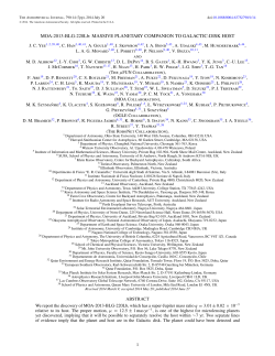 MOA-2013-BLG-220Lb: Massive planetary companion