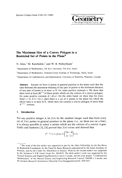 The maximum size of a convex polygon in a restricted set of points in