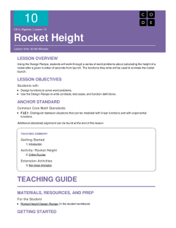 Rocket Height