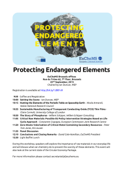 Protecting Endangered Elements
