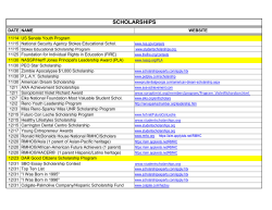 SCHOLARSHIPS - inclinehs.org