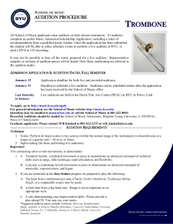 BYU School of Music - Brigham Young University