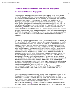 "Passive" Propaganda - Gutenberg