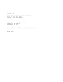 SKOOKUM JIM - Tourism and Culture