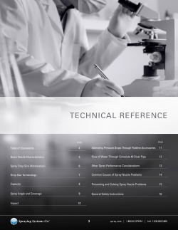 technical reference - Spraying Systems Co.