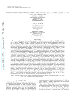 Interesting Features in the Combined GALEX and Sloan Color