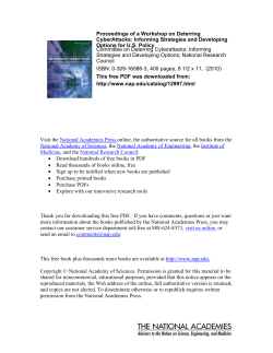 A Framework for Thinking about Cyber Conflict and Cyber