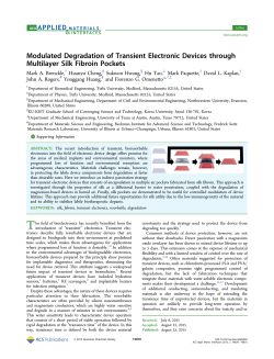 Modulated Degradation of Transient Electronic Devices through