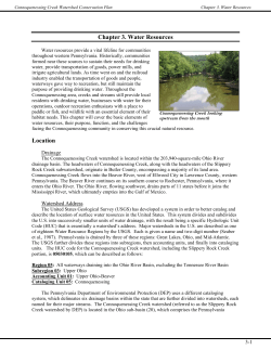 Chapter 3 - Western Pennsylvania Conservancy