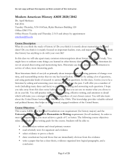 Syllabus - FIU Global Learning