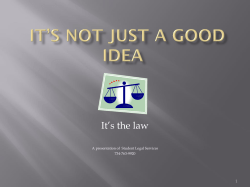 It`s not just a good idea - U-M International Center
