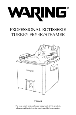 PROFESSIONAL ROtISSERIE tURKEY FRYER