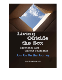 LOTB Small Group Bible Study Guide