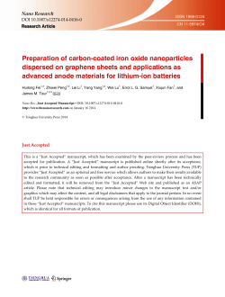 Preparation of carbon-coated iron oxide