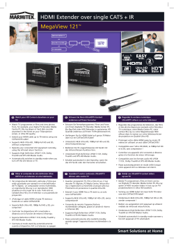 HDMI Extender over single CAT5 + IR MegaView 121