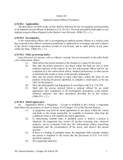 NC General Statutes - Chapter 20 Article 2D 1 Article 2D. Implied