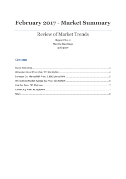 February 2017 - Market Summary