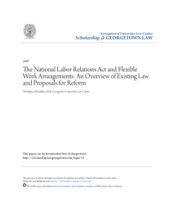 The National Labor Relations Act and Flexible Work Arrangements
