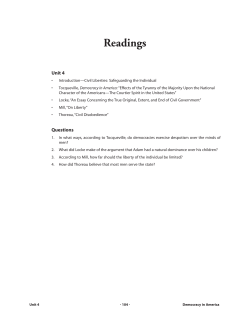 Unit 4 Readings, Civil Liberties