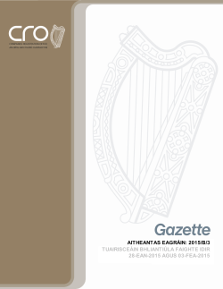 aitheantas eagr&aacute;in: 2015/b/3 tuairisce&aacute;in bhlianti&uacute;la faighte idir 28