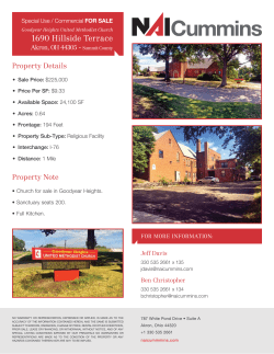 1690 Hillside Terrace.indd - NAI Cummins Property Listings