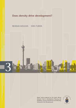 Does density drive development?