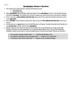 The Outsiders: Chapter 4 Questions