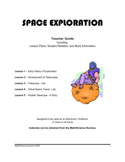 space exploration - Math/Science Nucleus