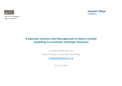 A Bayesian machine learning approach to latent variable modelling