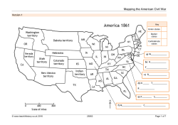 Mapping the American Civil War
