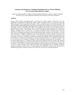 Technical and Regulatory Challenges Resulting from VOC - CLU-IN