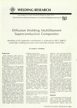 Diffusion Welding Multifilament Superconductive Composites