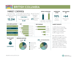 12.2M #1 +64 93% BRITISH COLUMBIA