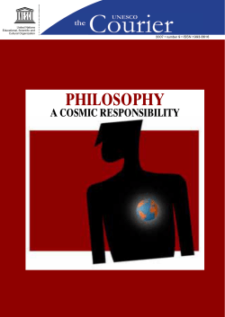 Philosophy: a cosmic responsibility - UNESDOC