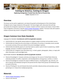 Coming to America, Coming to Oregon