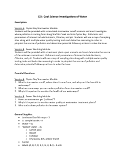 CSI: Cool Science Investigations of Water