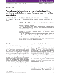 The roles and interactions of reproductive isolation mechanisms in