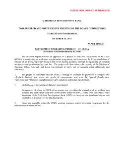 Settlement Upgrading Project