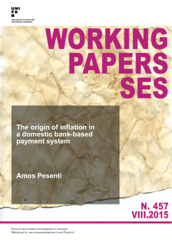The origin of inflation in a domestic bank-based