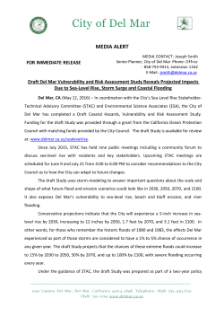 Draft Del Mar Vulnerability and Risk Assessment