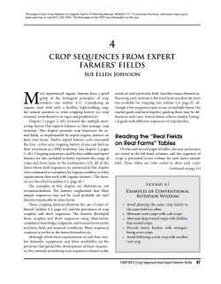 Crop Rotation Examples - University of Maryland Extension
