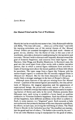 Lewis Home Shortly before he reveals his real name to her, John