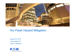 Arc Flash Hazard Mitigation